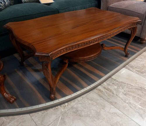 Изображение товара Стол журнальный, прямоугольный DOMKORLEONE, красное дерево (mahoganywood), YCTJMSTK-M, цвет орех NAA (светло-коричневый)