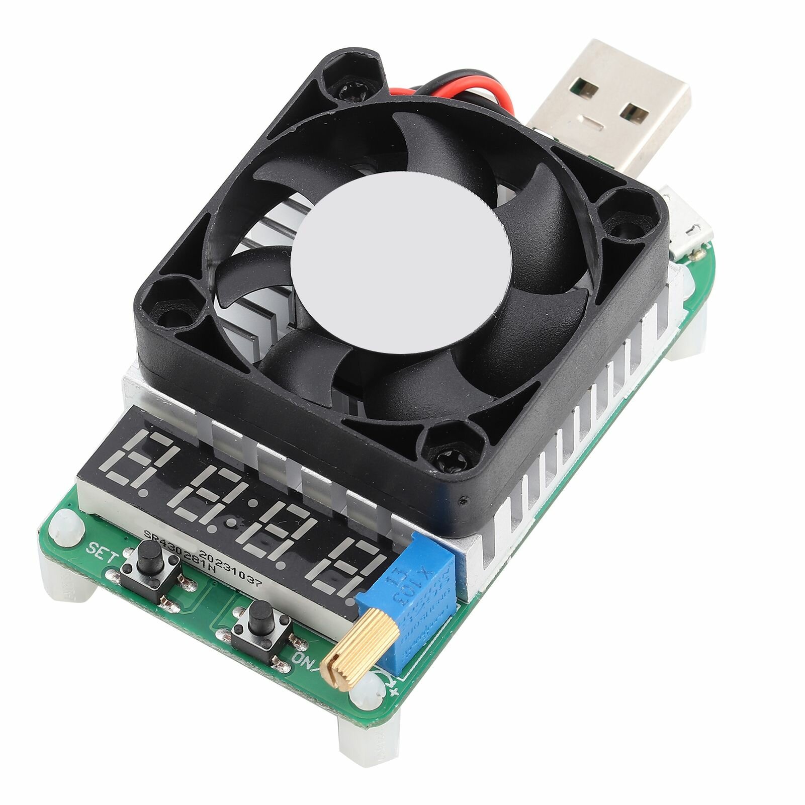 LD35 USB Электронная нагрузка Цифровой дисплей Тест батареи Регулируемый резистор Измеритель напряжения и тока