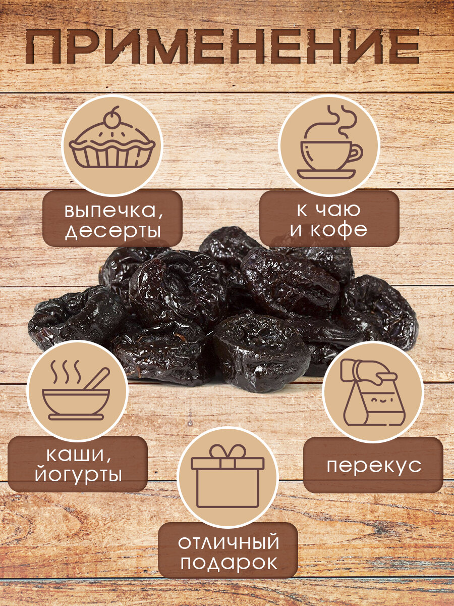 Сухофрукты Чернослив сушеный без косточек Баллончик, Полезно и Вкусно! отборный, 1 кг / 1000 г — фото 1