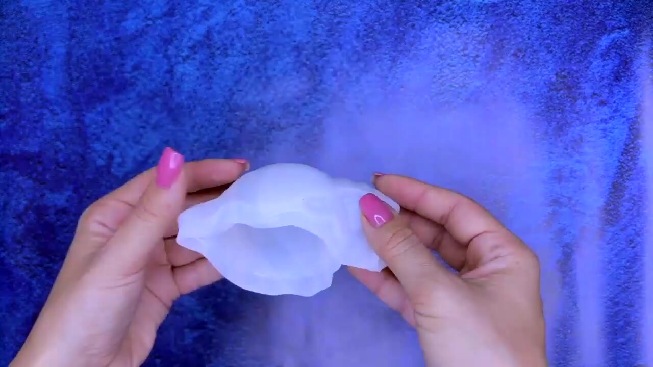 Силиконовый молд для эпоксидной смолы EPOXYMASTER Морская ракушка, 11х6 см — фото 1
