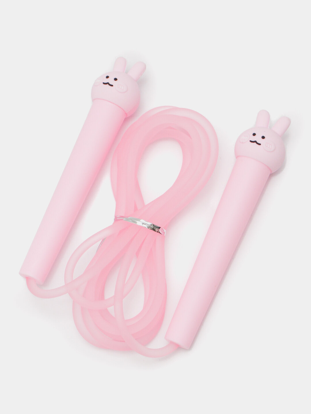 Скакалка General Fitness, гимнастическая, 295 см, светло-розовая — фото 1