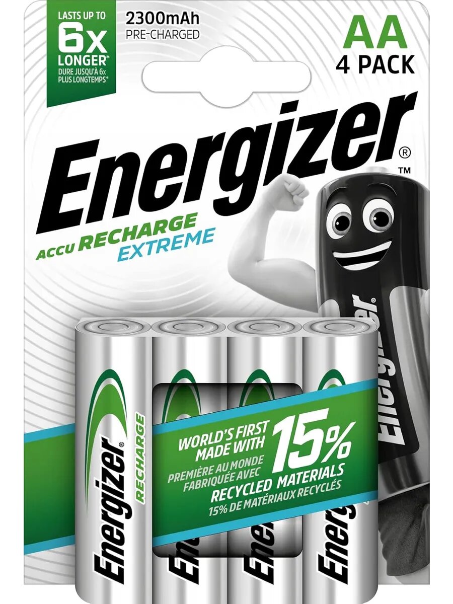 Аккумулятор R6 AA Extreme 2300 mAh - 4 шт.