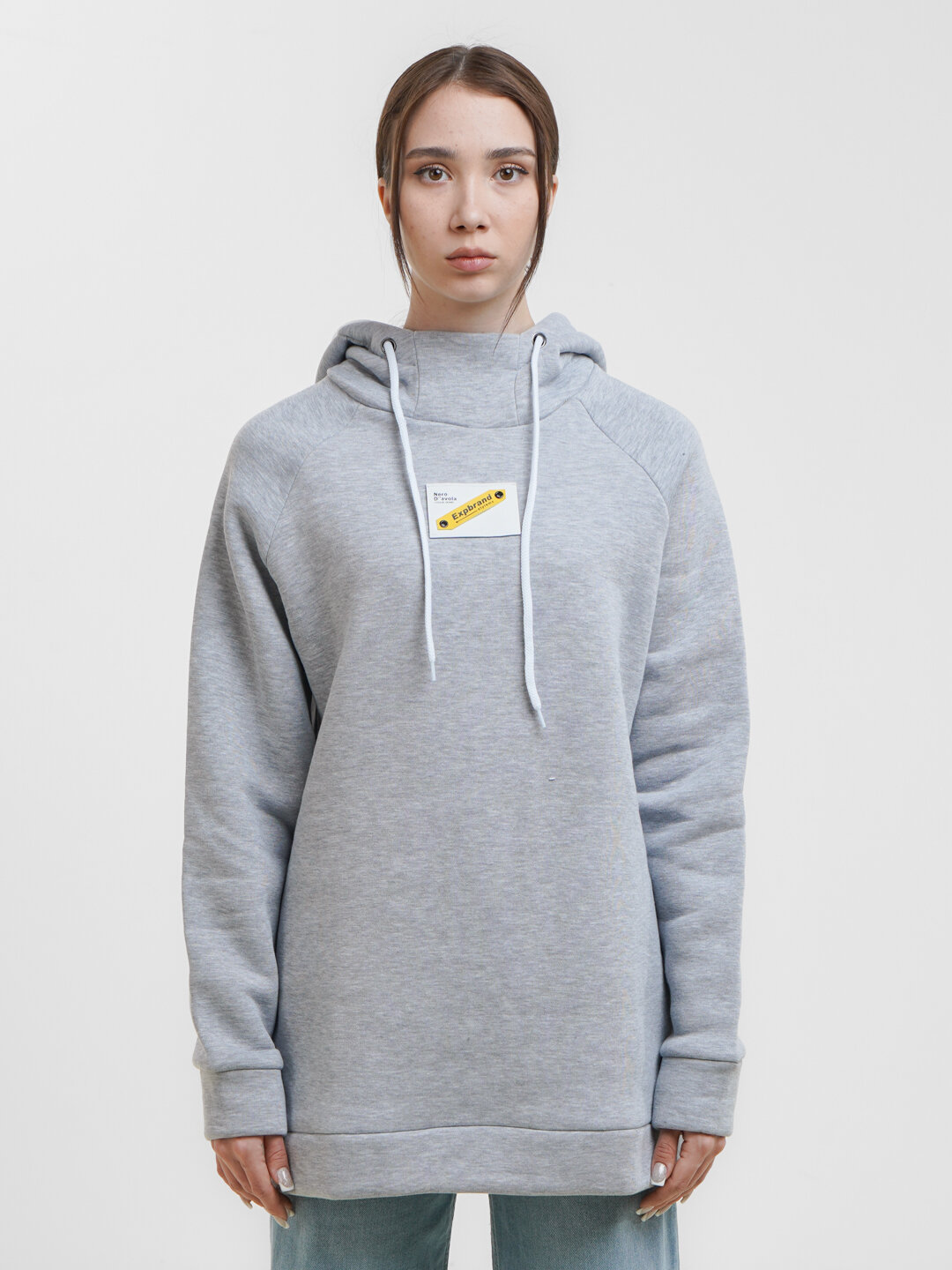 Водолазка , размер 48-50, серый меланж — фото 1