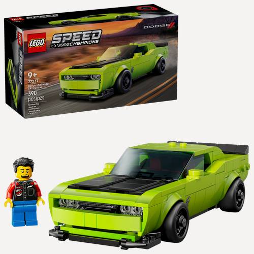 Изображение товара Конструктор LEGO Speed Champions Dodge Challenger SRT Hellcat 77237, 390 деталей, от 9 лет