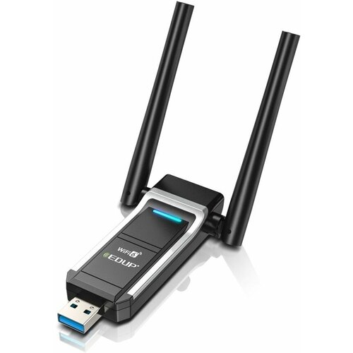 EDUP AX1800 WiFi 6 USB адаптер 1800Мбит/с Dual Band 2,4Ghz/5,0Ghz 802.11ax