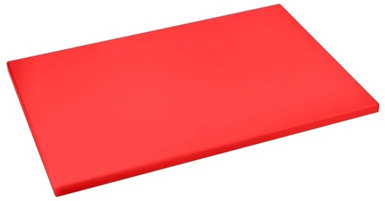 Доска разделочная пластиковая 60х40х1,8 красная MVQ