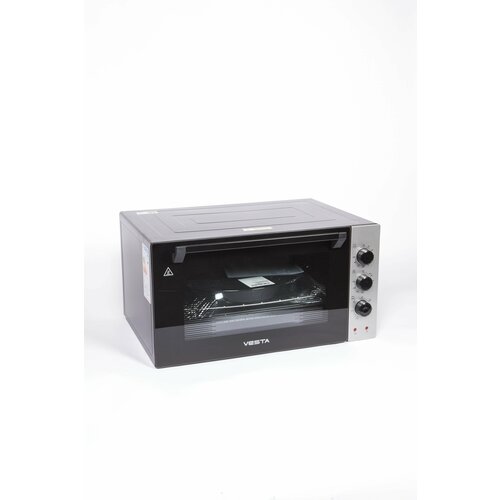 Мини-печь VESTA 2336 Е черно-серая печь с подсветкой 700000₽