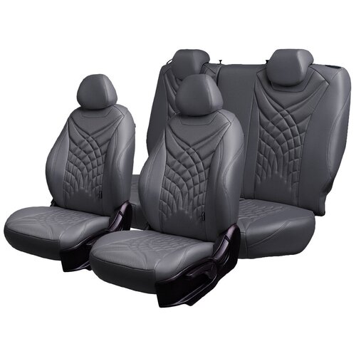 Чехлы для автомобильных сидений Lord AutoFashion & Ford Focus-3, 01.2010-10.2019 Ghia & Titanium & байрон ст ЖУК 