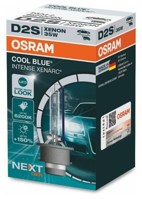 Лампа osram ксеноновая d2s p32d-2 35w osram 66240 - фотография № 12