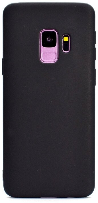 Силиконовый чехол для Samsung Galaxy S9 soft-feeling (Black)