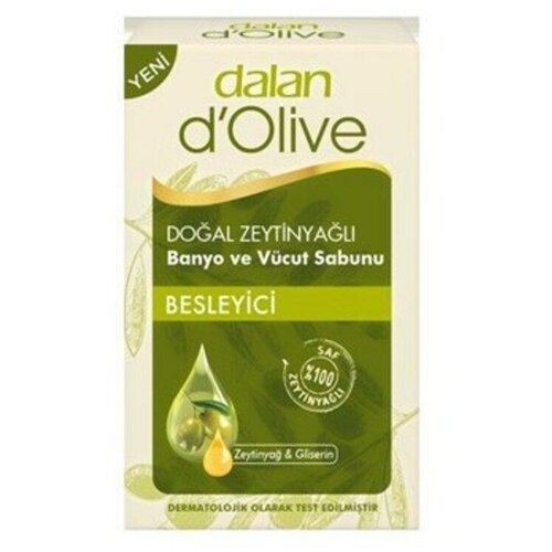 DALAN Мыло Оливковое твердое Питательное Dalan D'Olive, 200 г. dalan мыло твердое оливковое d olive на основе 100% оливкового масла 200 г 24 уп