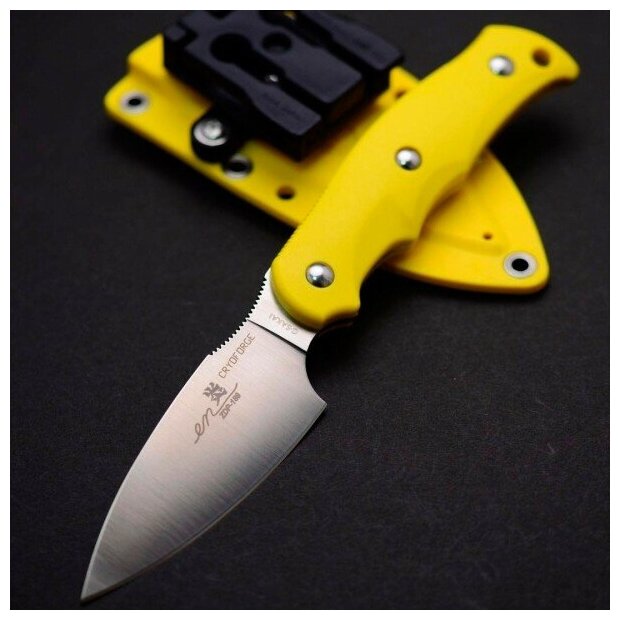 Туристический нож G.Sakai Camper En Fixed / ZDP-189 Yellow FRN