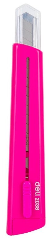Нож канцелярский Deli E2038 RIO блистер розовый