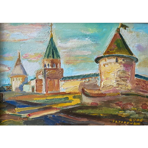 Картина маслом Татаренко В. А. (1950) «Вечер в Ипатьевском монастыре», 2006 год