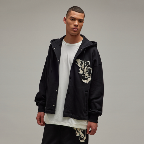 Худи Y-3 ADIDAS Graphic french terry hoodie, размер S, черный