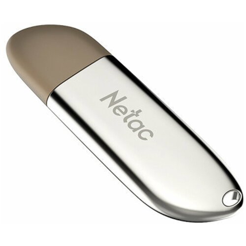 Флеш-диск Netac 16 gb, u352 usb, 2.0 металлический, корпус серебристый, -20pn (NT03U352N-016G)