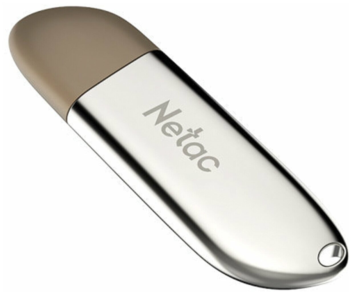 Флеш-диск 16 GB NETAC U352, USB 2.0, металлический корпус, серебристый, NT03U352N-016G-20PN