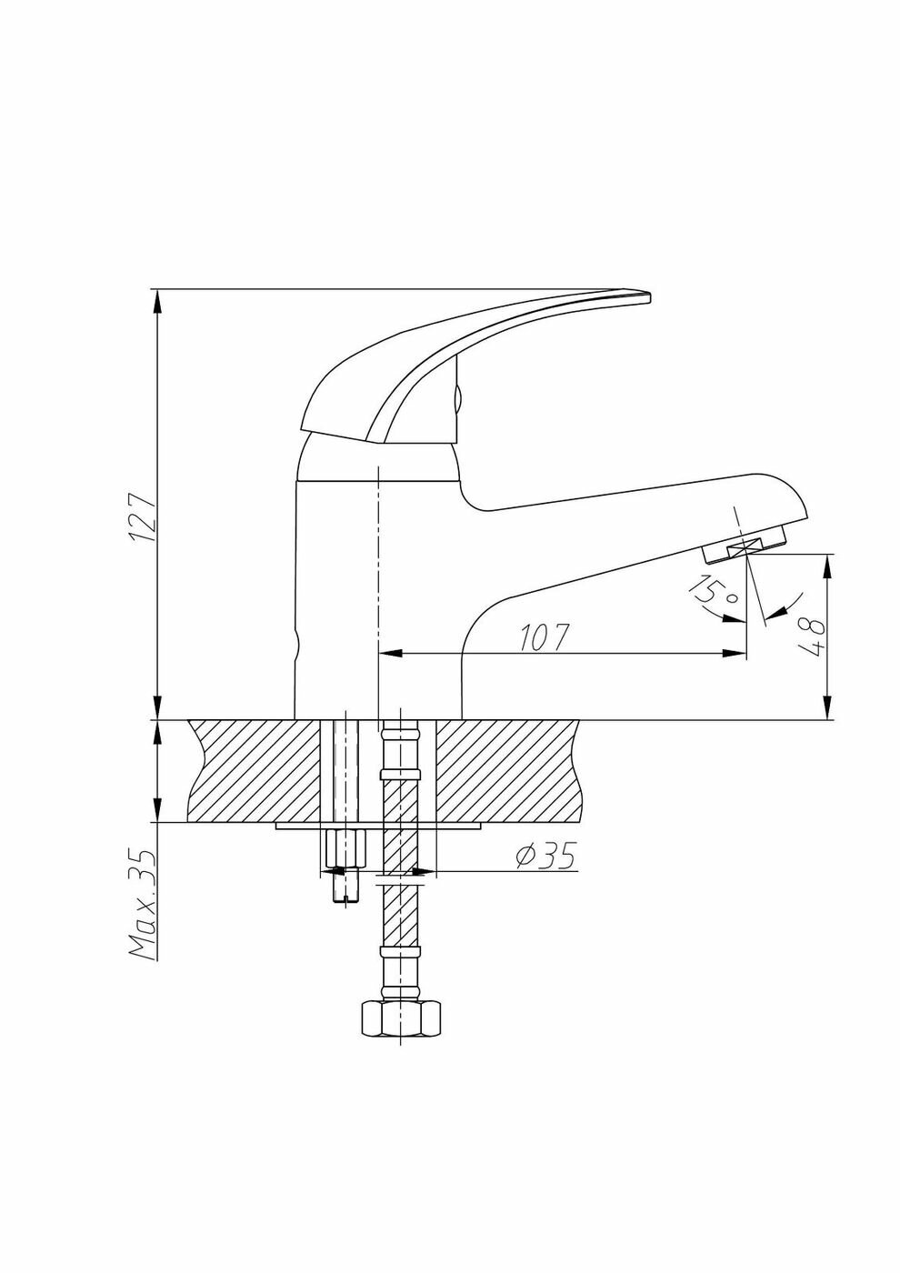 Смеситель для раковины Haiba HB1003 - фотография № 6