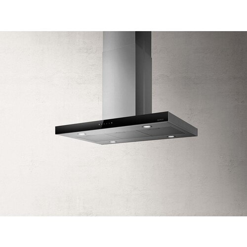 Elica Вытяжной шкаф ELICA островная 90 см 710 м3ч нержавеющая сталь черное стекло 9447000₽