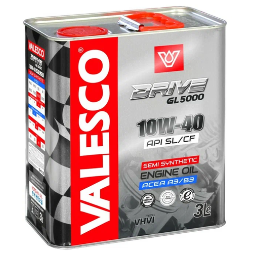 Масло VALESCO GL5000 10w-40 SL/CF полусинтетическое 3 л