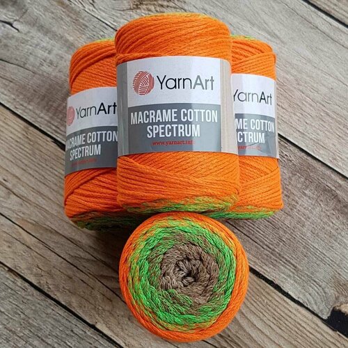 Пряжа YarnArt Macrame Cotton Spectrum 250 г 225м номер 1321 (80% хлопок, 20% полиэстер) 1шт