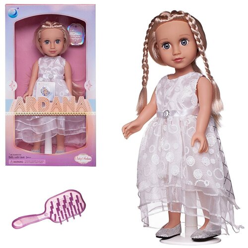 фото Кукла junfa ardana baby в белом, длинном платье 45 см junfa toys