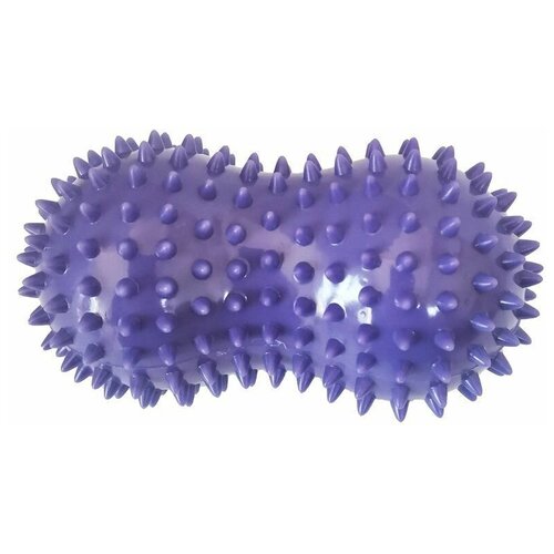 Мяч-ролик массажный двойной Х-Match, 10 см, ПВХ, фиолетовый