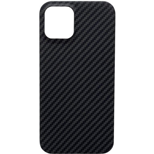 Карбоновый чехол для iPhone 15 Plus, iGrape (Черный)