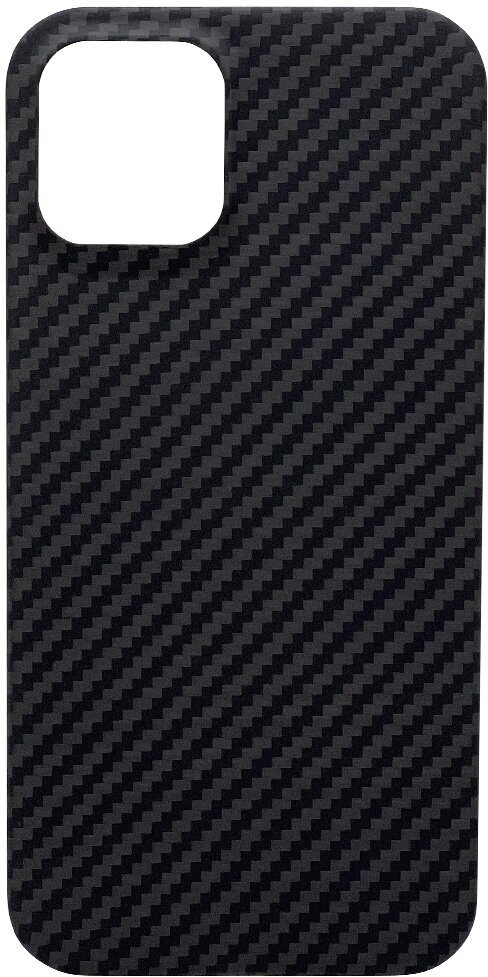 Карбоновый чехол для iPhone 15, iGrape (Черный)