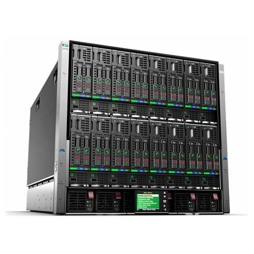 HPE BladeSystem C7000 G3 + 4x BL460 Gen9 (2xXeon E5-2697v3/384Gb DDR4/2x400GB SSD) +2xVC Flex 10/10D