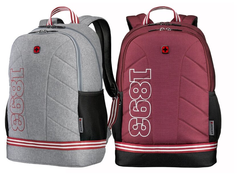 Рюкзак Wenger Collegiate Quadma 611666 16”, серый 22 л - фото №7