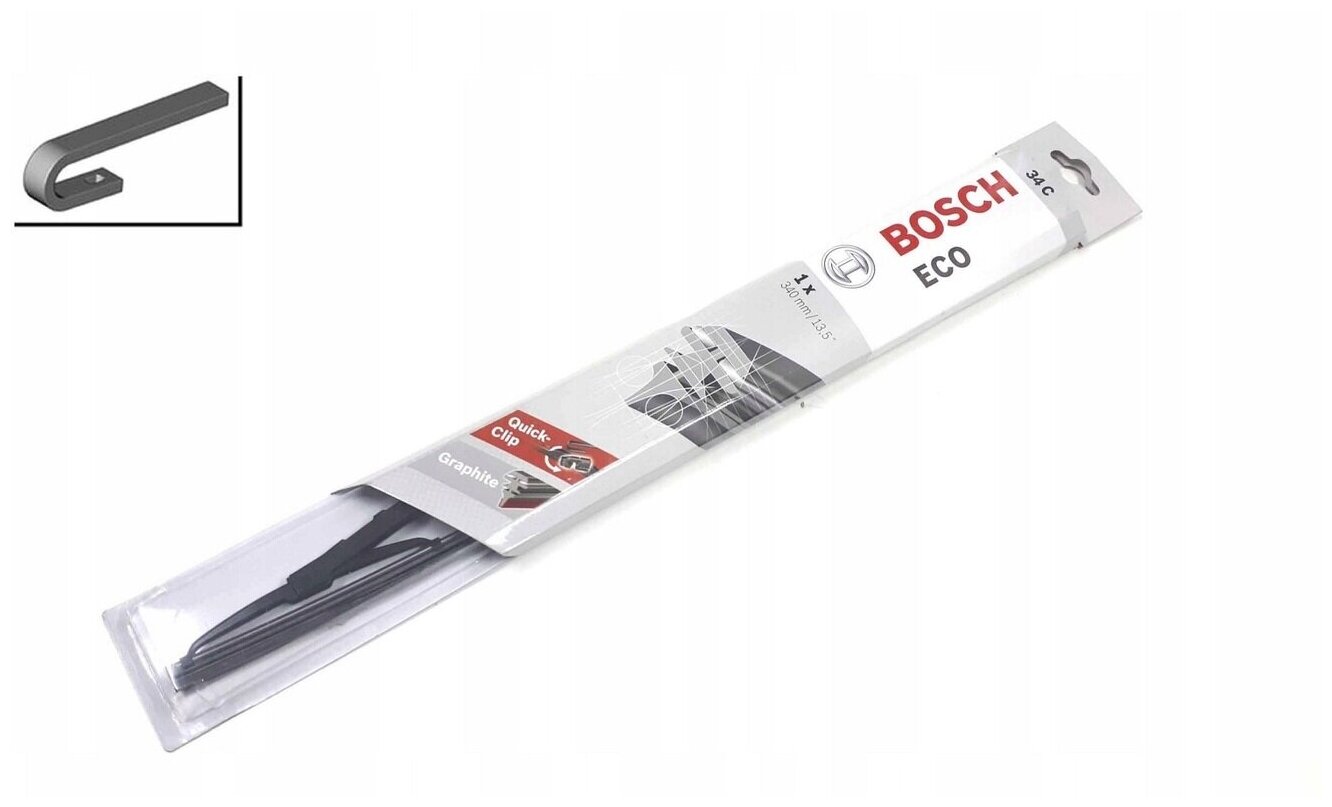 Щетка стеклоочистителя Bosch Aerotwin AR24U 600 мм, 3397008538 - фото №11
