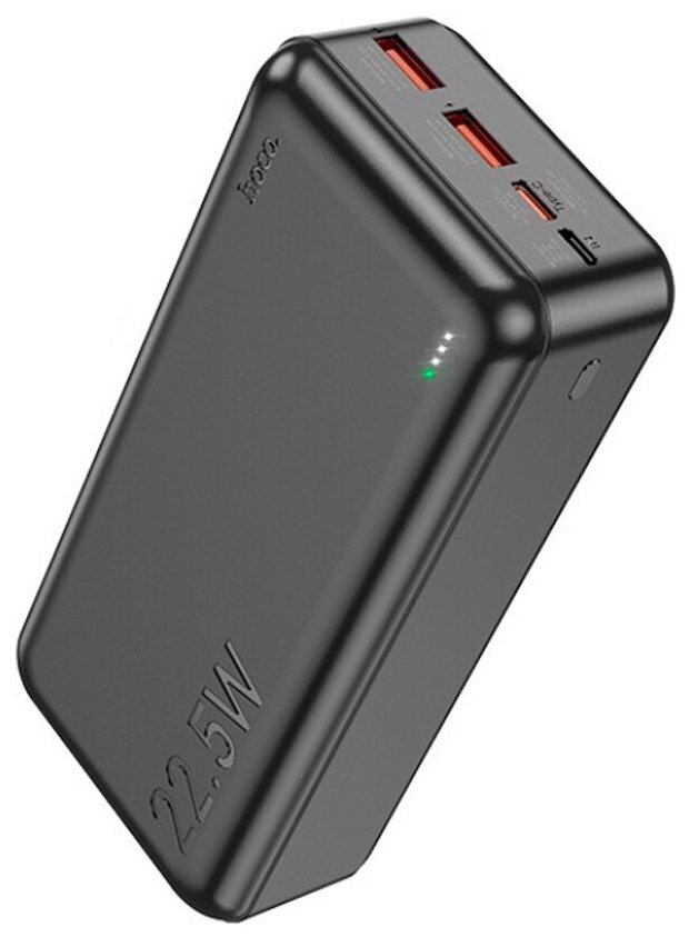 Аккумулятор внешний HOCO J101B, Astute, 30000mAh, QC3.0, PD3.0, цвет: чёрный