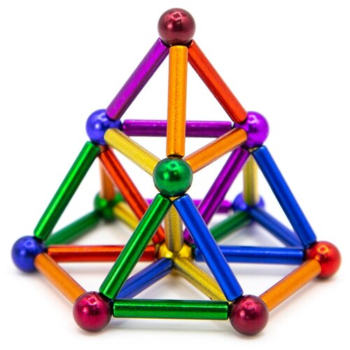Неокуб Neocube Магнитный конструктор цветной цветной головоломка неокуб neocube магнитный конструктор