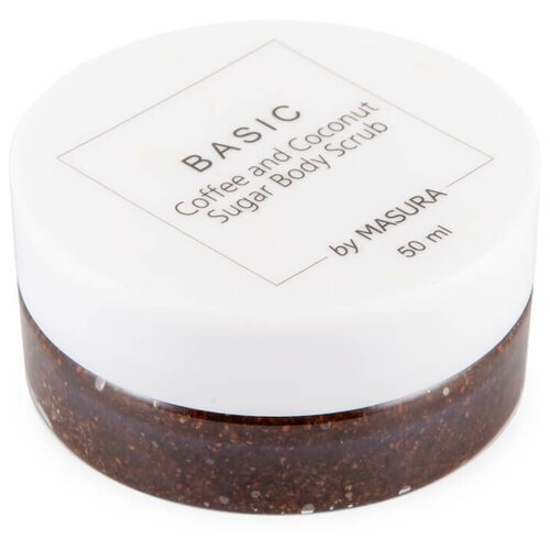 Masura, Кофейный сахарный скраб для тела Coffee and Coconut, 50 мл