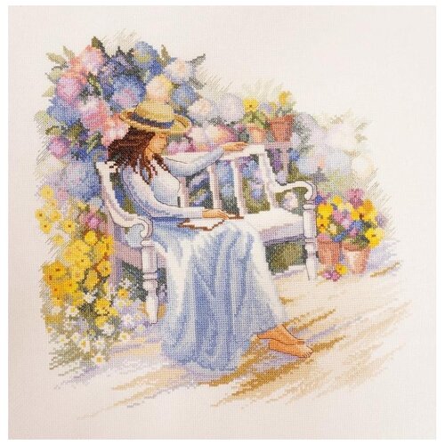 фото Набор для вышивания цветущий сад 27 х 30 см марья искусница 08.004.02