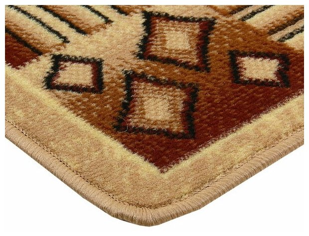 Ковер Люберецкие ковры Мокко 30609, коричневый, 2.05 х 1.5 м - фотография № 5