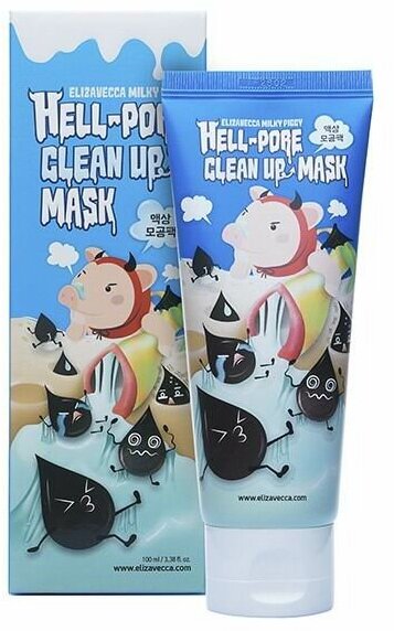 Очищающая маска для лица Elizavecca Milky Piggy Hell-Pore Clean Up Mask 8809339905435