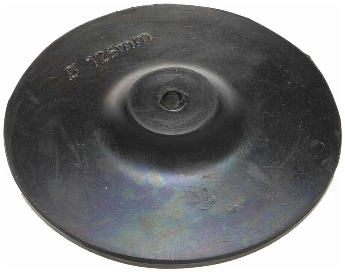 Тарелка опорная резиновая для дрели под круг на липучке 125 мм Тевтон 3579-125