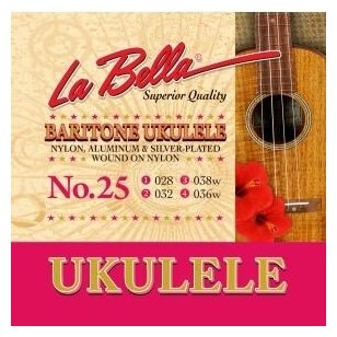 Струны для укулеле баритон LA BELLA Ukulele 25