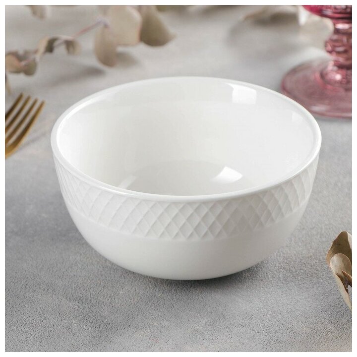 фото Салатник «Юлия Высоцкая», 600 мл, d=14 см, цвет белый