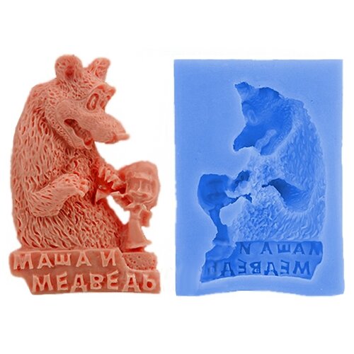 Молд для шоколада/мастики силиконовый Машенька и Медведь Вкусная идея