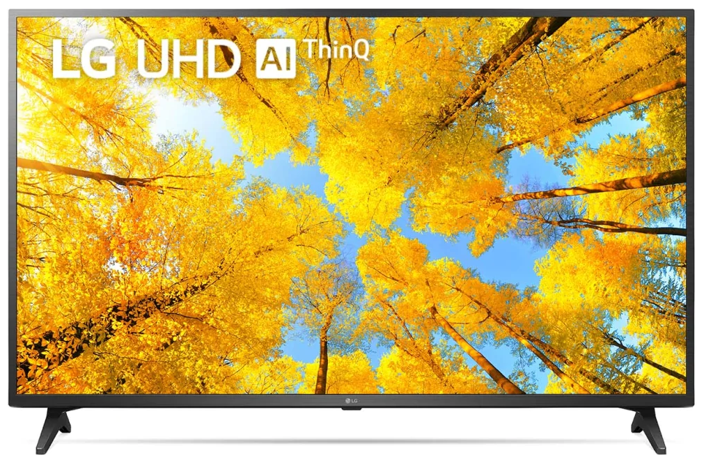 55" Телевизор LG 55UQ75006LF 2022 HDR, LED, черный