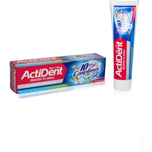 Зубная паста ACTIDENT иран Комплексный уход без парабенов, 130 г зубная паста actident иран комплексный уход без парабенов 130 г