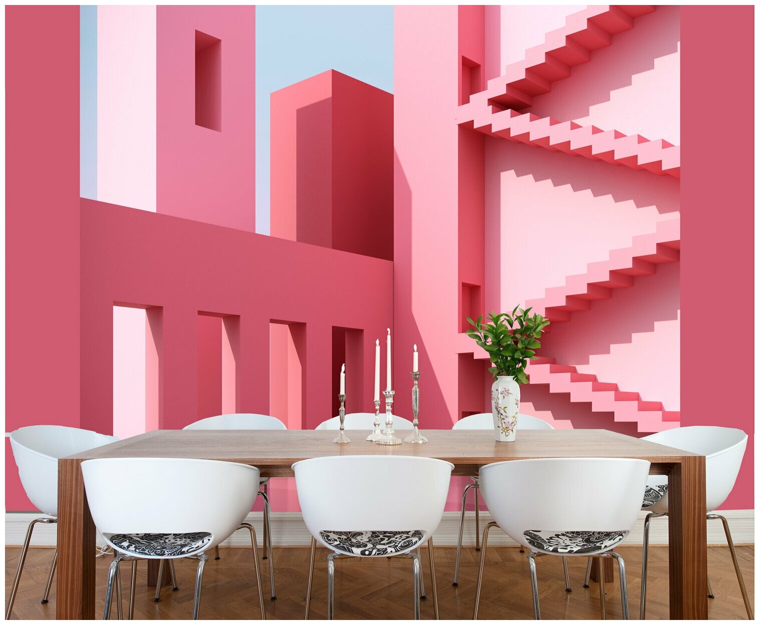 Фотообои URBAN Design Розовый город, 300 x 270 см