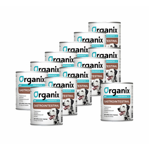 Organix Gastrointestinal Консервы для собак для поддержания здоровья пищеварительной системы у взрослых собак 100 г х 12шт.