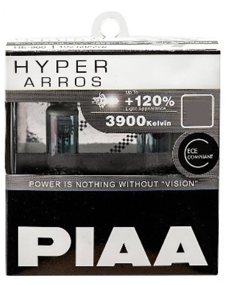 Лампы галогенные PIAA HYPER ARROS (H11) 3900K 55W (2 шт) Светоотдача +120%