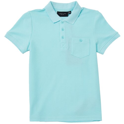 фото Поло finn flare, размер 10 (140), голубой (133)