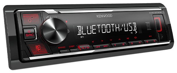 Автомагнитола Kenwood KMM-BT208 1RCA/Bluetooth