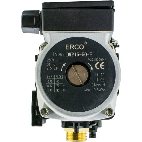 Двигатель насоса, циркуляционный насос ERCO DWP15-50-F для Koreastar / Ferroli, 398063950, 39818450, 36600200, 902614160, 29600170, 36600160 P-28